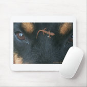 Rottweiler en salamander-muispad muismat (Met muis)