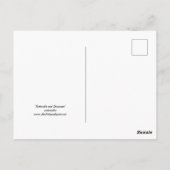 Rottweiler en Snowman Dog Art Briefkaart (Achterkant)