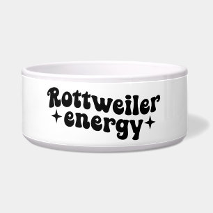 Rottweiler Energy Keramische Hondenbak Voerbakje