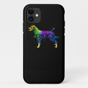 Rottweiler Face Waterverf Schilderend Rottweiler Case-Mate iPhone Case