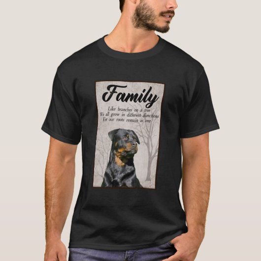 Rottweiler Family 43 T-shirt (Voorkant)