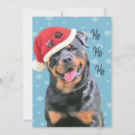 Rottweiler Feestdagenkaart