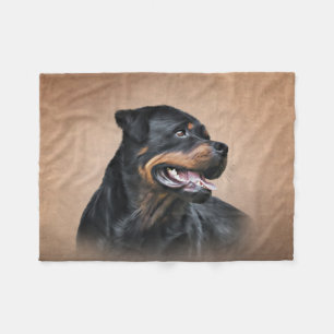 Rottweiler Fleece Deken