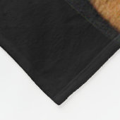 Rottweiler   fleece deken (Hoek)