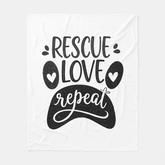 Rottweiler Fleece Deken (Voorkant)