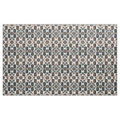 Rottweiler Floral Geometric Pattern Stof (Yard (91,4 cm))