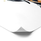 Rottweiler Flower Crown Poster (Hoek)