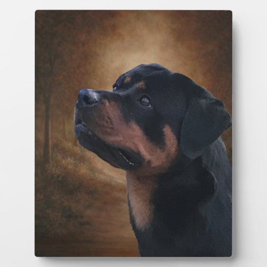 Rottweiler Fotoplaat (Voorkant)