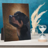 Rottweiler Fotoplaat (Zijkant)