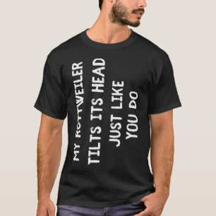Rottweiler Funny Dog Lover Gift Cute Women Mannen  T-shirt