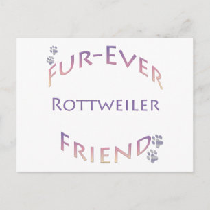 Rottweiler Furever Vriend Briefkaart