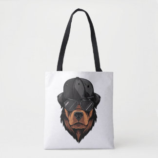 Rottweiler Gangster Tote Bag