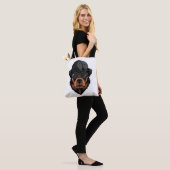 Rottweiler Gangster Tote Bag (Op model)