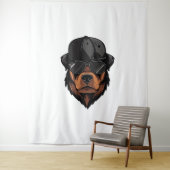 Rottweiler Gangster Wandkleed (In situ)