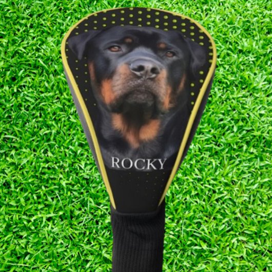 Rottweiler Geel Golfheadcover
