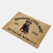 Rottweiler Gepersonaliseerd Hondenliefhebber Welko Deurmat (Schuin)