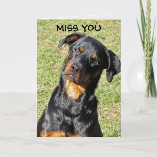 Rottweiler Get Goed Binnenkort Kaart (Voorkant)