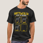 rottweiler gids voor het trainen van honden rottwe t-shirt (Voorkant)