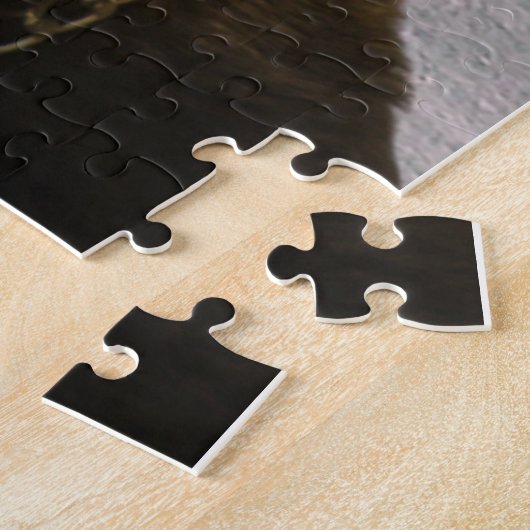 Rottweiler glimlachend Jigzaag Puzzle Legpuzzel (Zijkant)