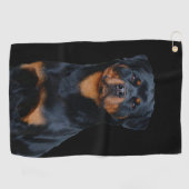 Rottweiler  golfhanddoek (Horizontaal)