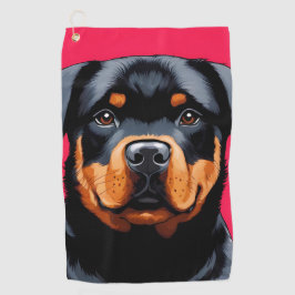 Rottweiler Golfhanddoek