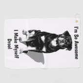 Rottweiler Golfhanddoek (Horizontaal)