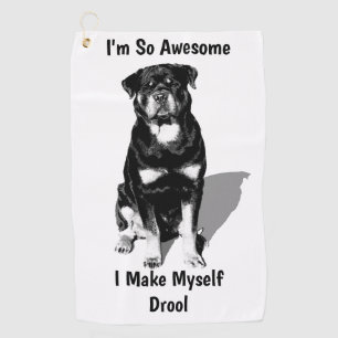 Rottweiler Golfhanddoek