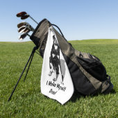 Rottweiler Golfhanddoek (Groen)