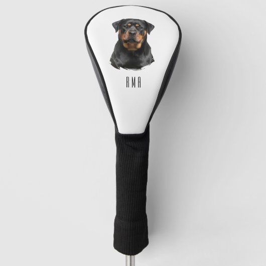 Rottweiler Golfheadcover (Voorkant)