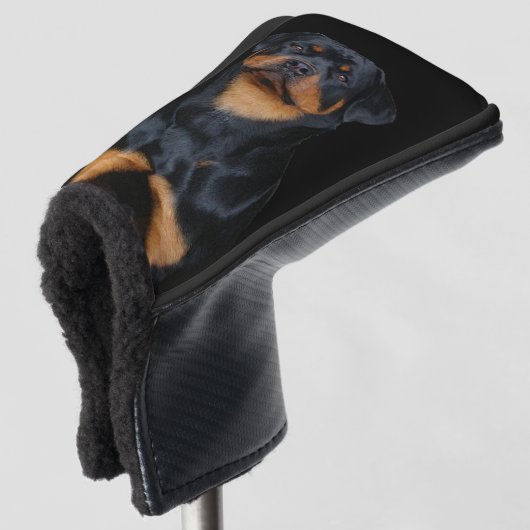 Rottweiler   golfheadcover (3/4 voorkant)