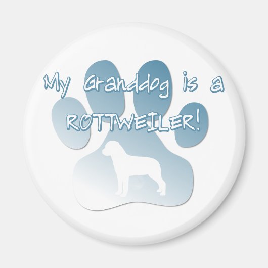 Rottweiler Granddog Magneet (Voorkant)