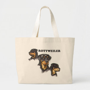 Rottweiler Grote Tote Bag