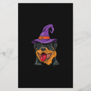 rottweiler halloween dog rottie funny gift briefpapier