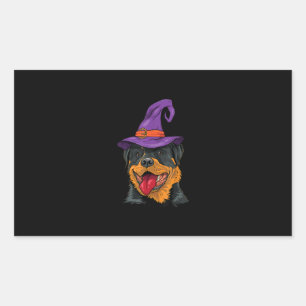 rottweiler halloween dog rottie funny gift rechthoekige sticker