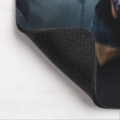 Rottweiler Halloween Engverwekkend Muismat (Hoek)