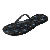 Rottweiler Halloween Engverwekkend Teenslippers (Schuin)