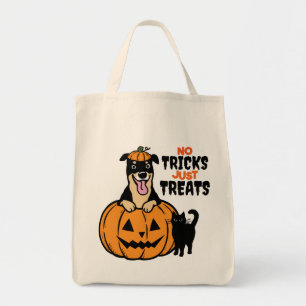 Rottweiler Halloween Geen Streken Alleen Snoepjes Tote Bag