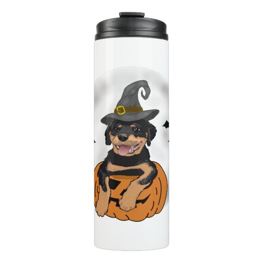 ROTTWEILER HALLOWEEN GIFTS THERMOSBEKER (Voorkant)