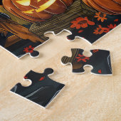 Rottweiler Halloween Griezelen Legpuzzel (Zijkant)