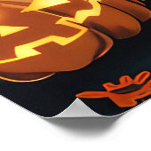 Rottweiler Halloween Griezelig Poster (Hoek)