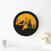 Rottweiler Halloween Grote Klok (Huis)