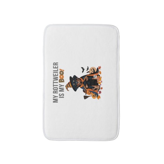 Rottweiler Halloween Kostuum Mijn Rottweiler is Mi Badmat (Voorkant Verticaal)