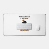 Rottweiler Halloween Kostuum Mijn Rottweiler is Mi Bureaumat (Keyboard & Muis)