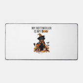Rottweiler Halloween Kostuum Mijn Rottweiler is Mi Bureaumat (Voorkant)