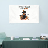 Rottweiler Halloween Kostuum Mijn Rottweiler is Mi Spandoek (Beurs)