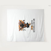 Rottweiler Halloween Kostuum Mijn Rottweiler is Mi Wandkleed (Voorkant (horizontaal))