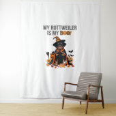 Rottweiler Halloween Kostuum Mijn Rottweiler is Mi Wandkleed (In situ)