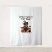 Rottweiler Halloween Kostuum Mijn Rottweiler is Mi Wandkleed (Voorkant)
