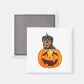 Rottweiler Halloween Magneet (Voorkant / Achterkant)
