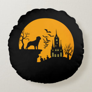 Rottweiler Halloween Rond Kussen